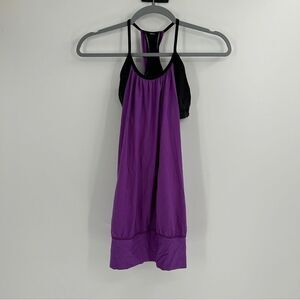 Women's Lululemon No Limits Tank Top Purple and Black Size 4